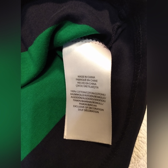 POLO Ralph Lauren HI TECH striped T-Shirt Hoodie - NWOT - Classic MENS Medium - Picture 9 of 14
